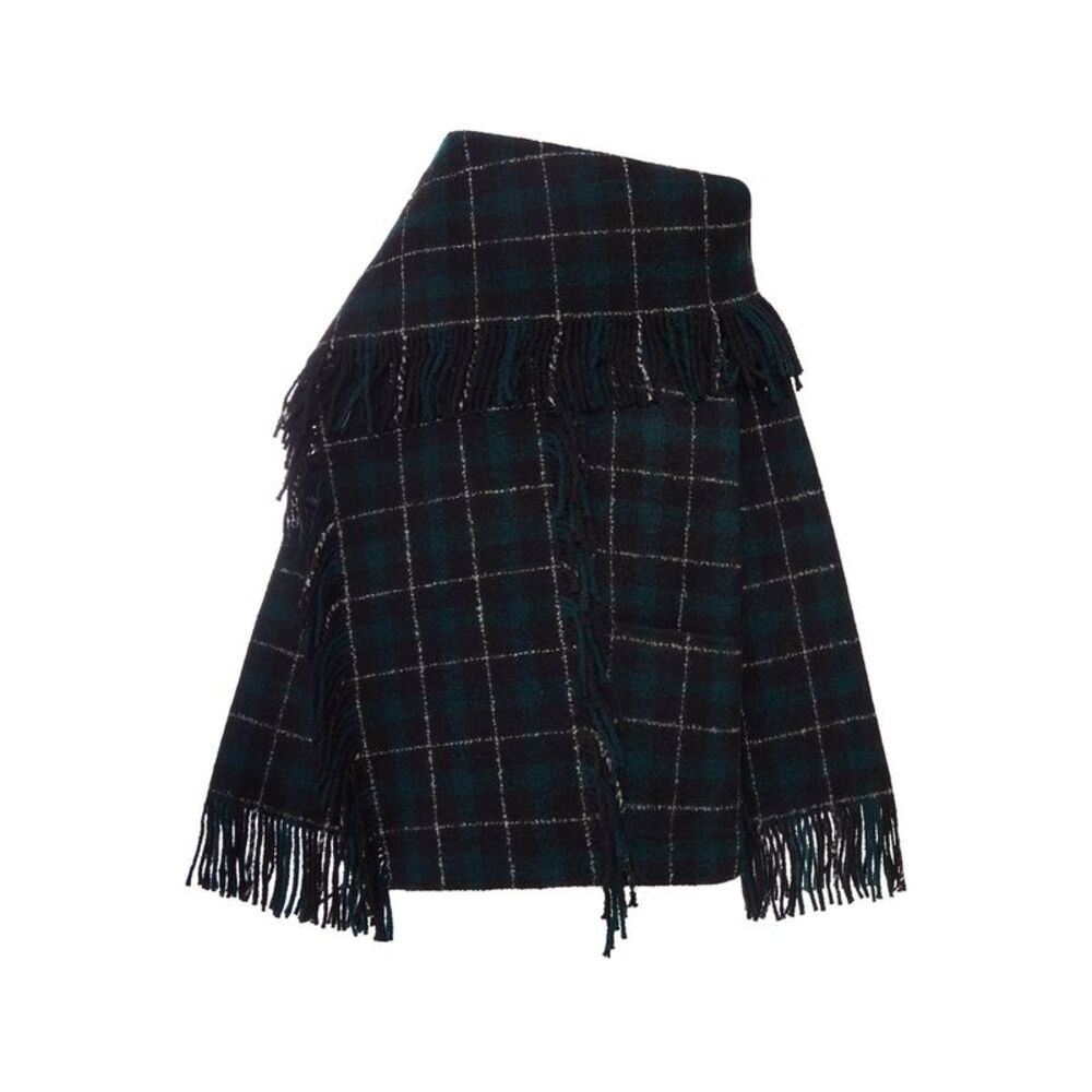 Toteme Women Wool Scarf-Design Fringed Jacket